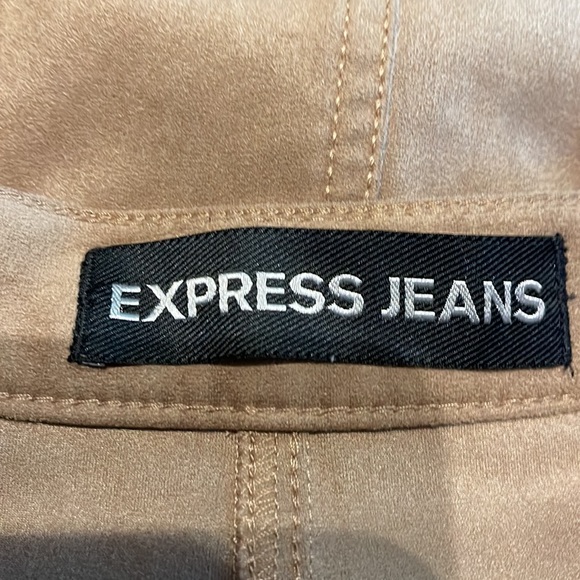 Express Jeans faux suede size six miniskirt - Picture 4 of 5